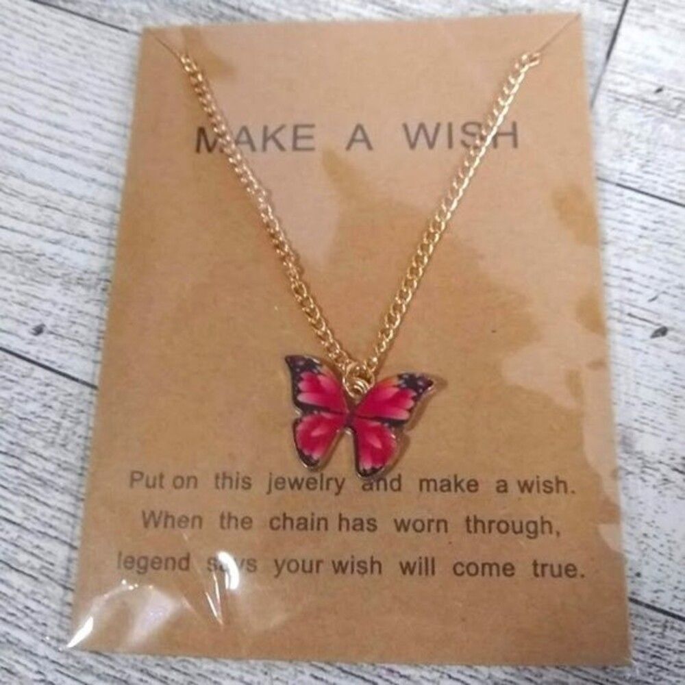 Make a Wish Butterfly Necklace